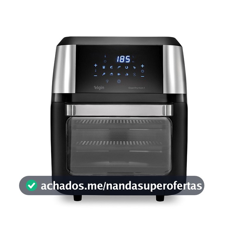 Fritadeira Air Fryer Oven Fry 4 em 1 - 12L Frita sem Óleo Assa Desidrata e Reaquece 1.800W