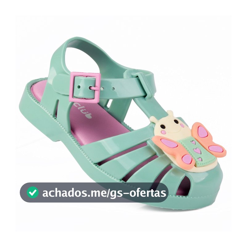 Sandália Papete Infantil Menina Baby Abelhinha Leve Confortável Com Palmilha Macia