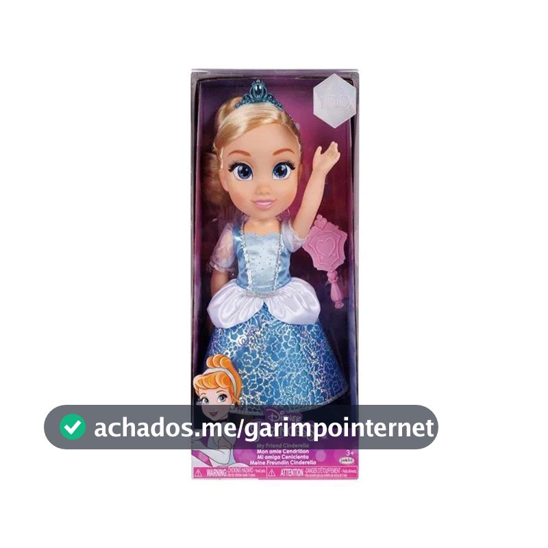 Boneca Articulada Multikids Princesa da Disney Cinderella 38cm