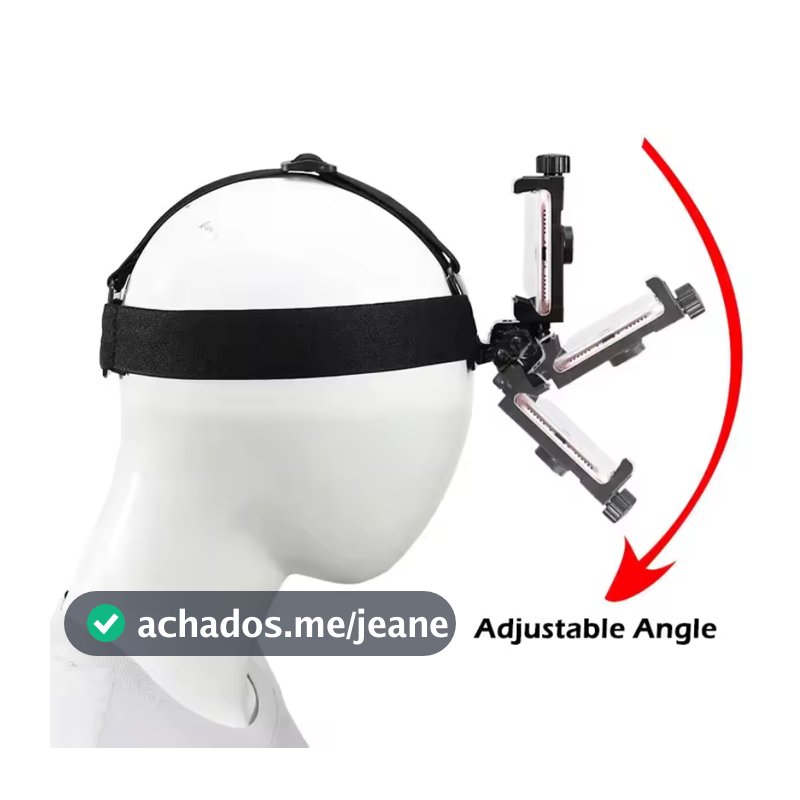Suporte Para Telefone Principal Alça De Montagem Ajustável Multifuncional Tiro Ao Vivo Primeira Pessoa Com Clipe