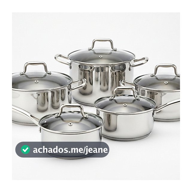 🍳 Jogo de Panelas Inox 7 Peças com Tampa de Vidro 🔥Conjunto Panelas Aço Inox Completo 🥘Panelas para Cozinha Antiaderente