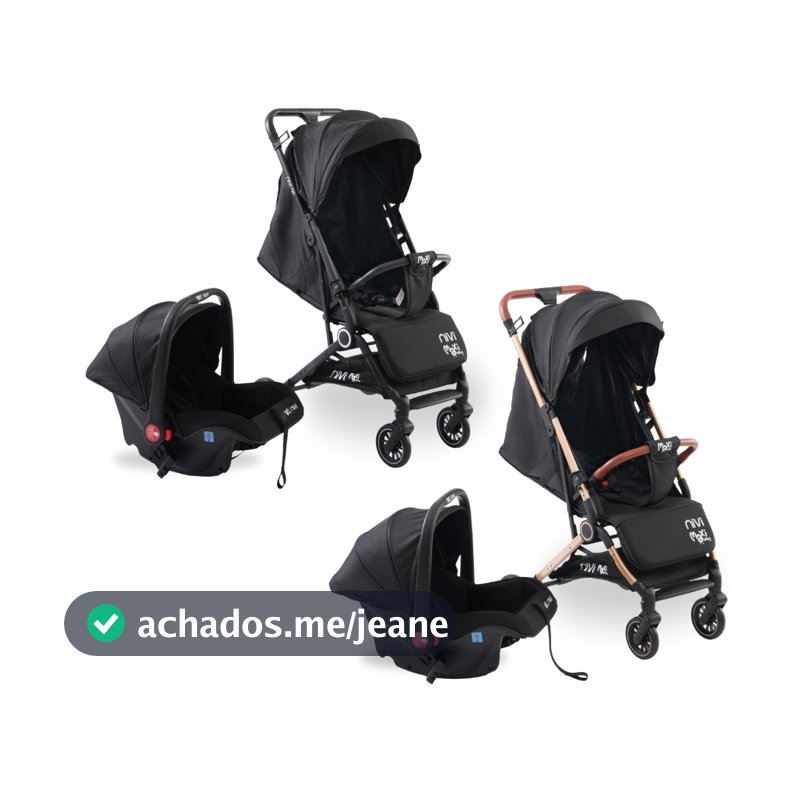 Carrinho Bebe Passeio Travel System  Bebe Conforto Compacto Seguro Recém Nascido Nivi  Maxi Baby