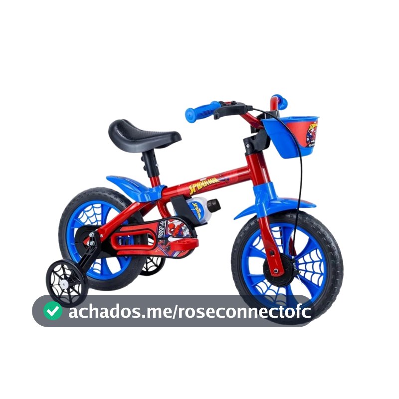 Bicicleta Infantil Menino Homem Aranha 1-4 Anos Nathor Aro 12