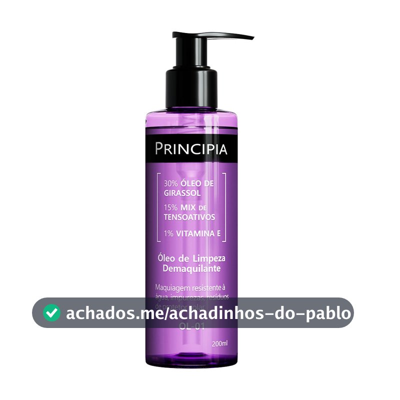 Óleo de Limpeza Demaquilante Principia OL-01