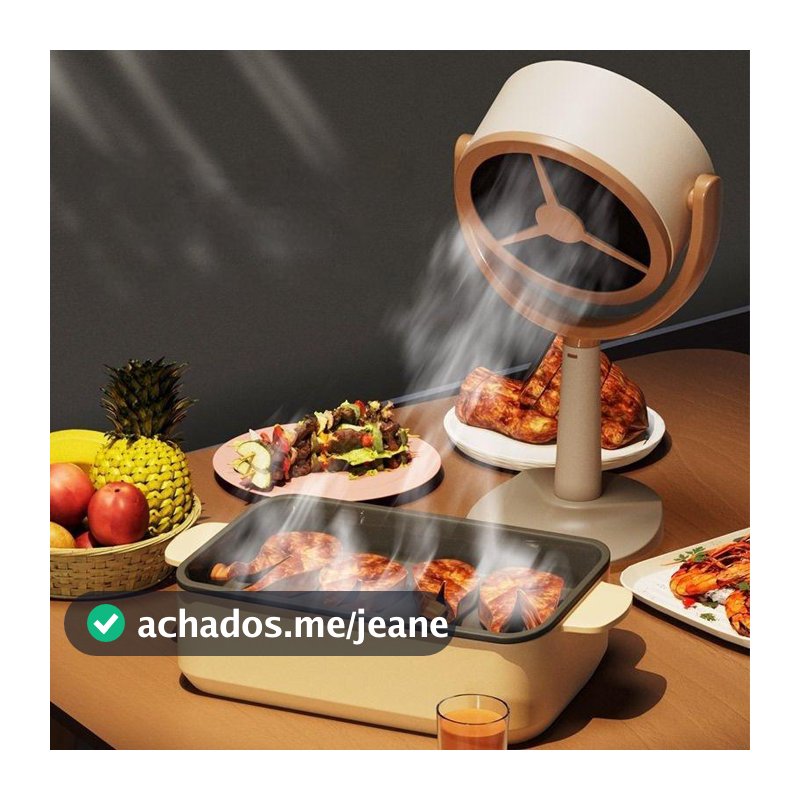 Exaustor De Mesa Portátil Extrator Fogão De Escape Pequeno Ventilador Sucção Para Fumar USB Casa Cozinha Interior Churra