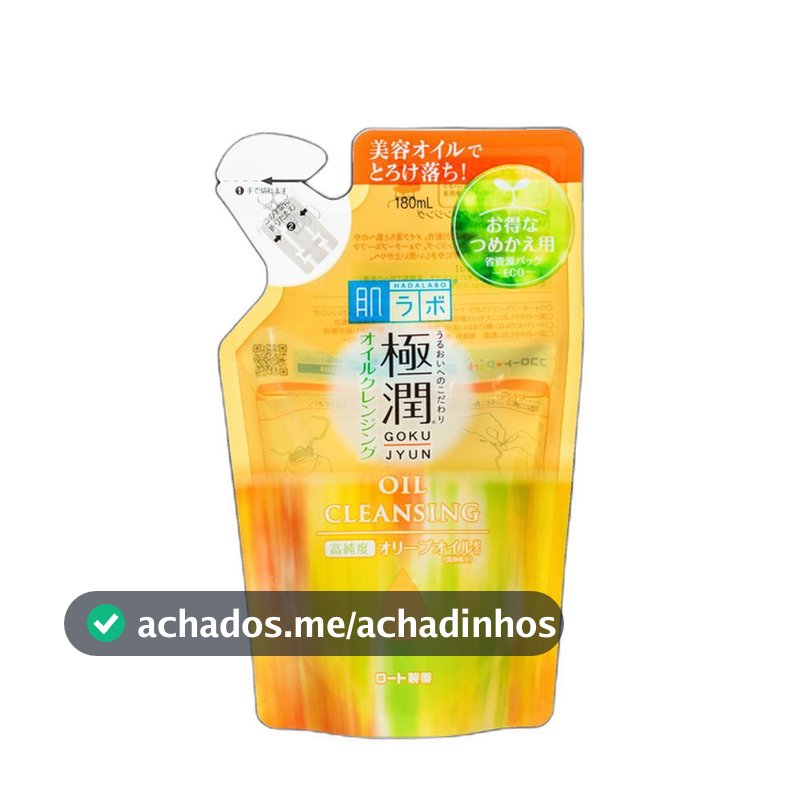 Hada Labo Gokujun Cleasing Oil Refil - Óleo de Limpeza Facial 180ml