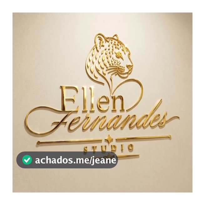 Logo de parede DOURADO, PRATA ROSE GOLD logo acrilico personalizado 2mm