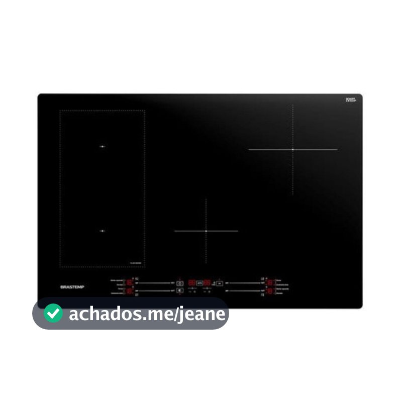 Cooktop Brastemp de Indução 4 Bocas Flexizone Preto BDJ77BEBNA