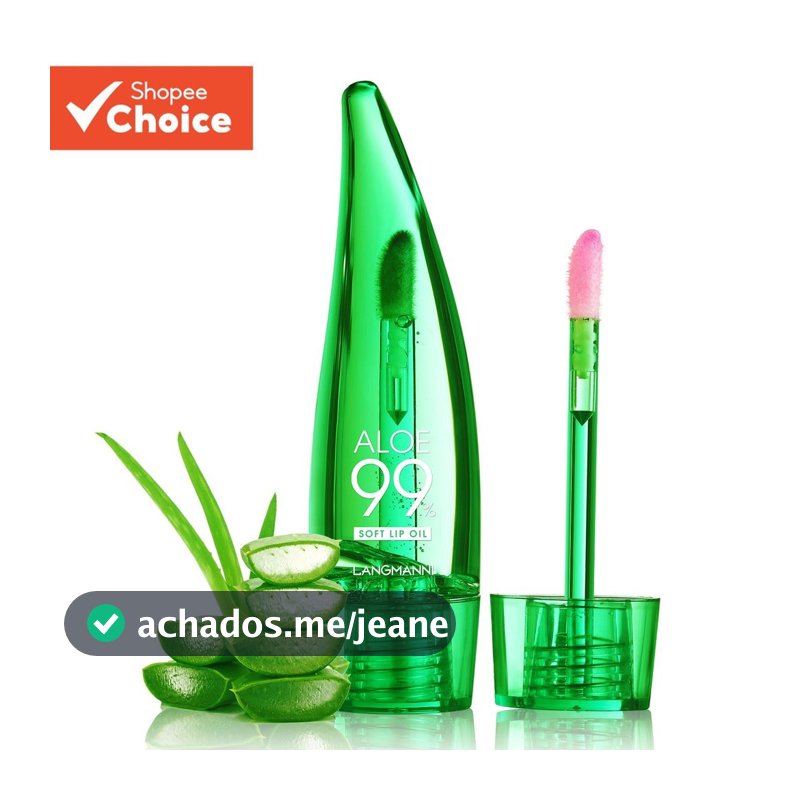 LANGMANNI Aloe Mudança De Cor Óleo Labial Hidratante De Longa Duração Baton Bálsamo Líquido Batom Maquiagem Brilho