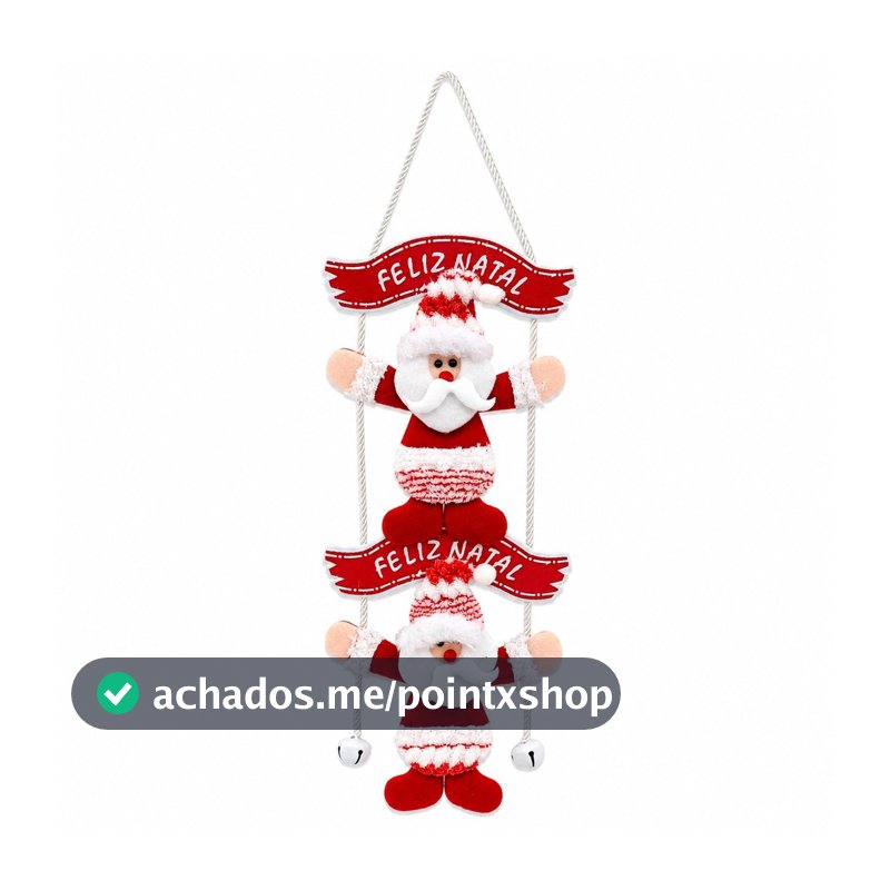 Enfeite De Porta Guirlanda De Natal Pendente Papai Noel/Boneco De Neve  Decoração Casa