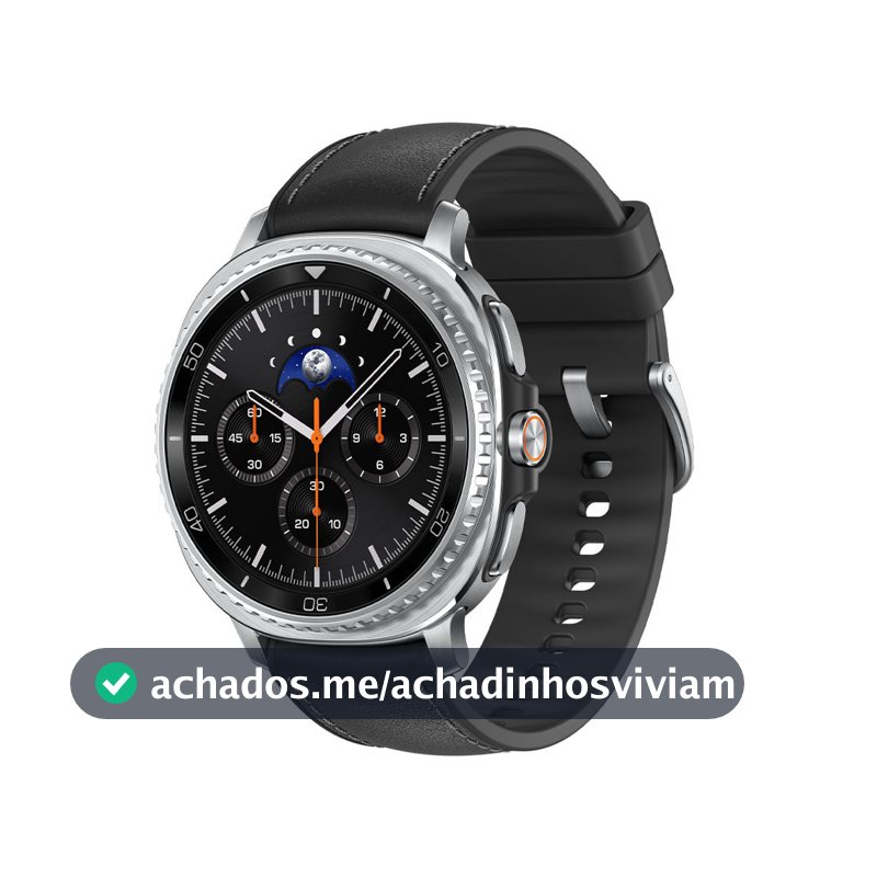Samsung Galaxy Watch8 Classic Smartwatch 46mm LTE, Galaxy AI, Tela em Cristal de Safira