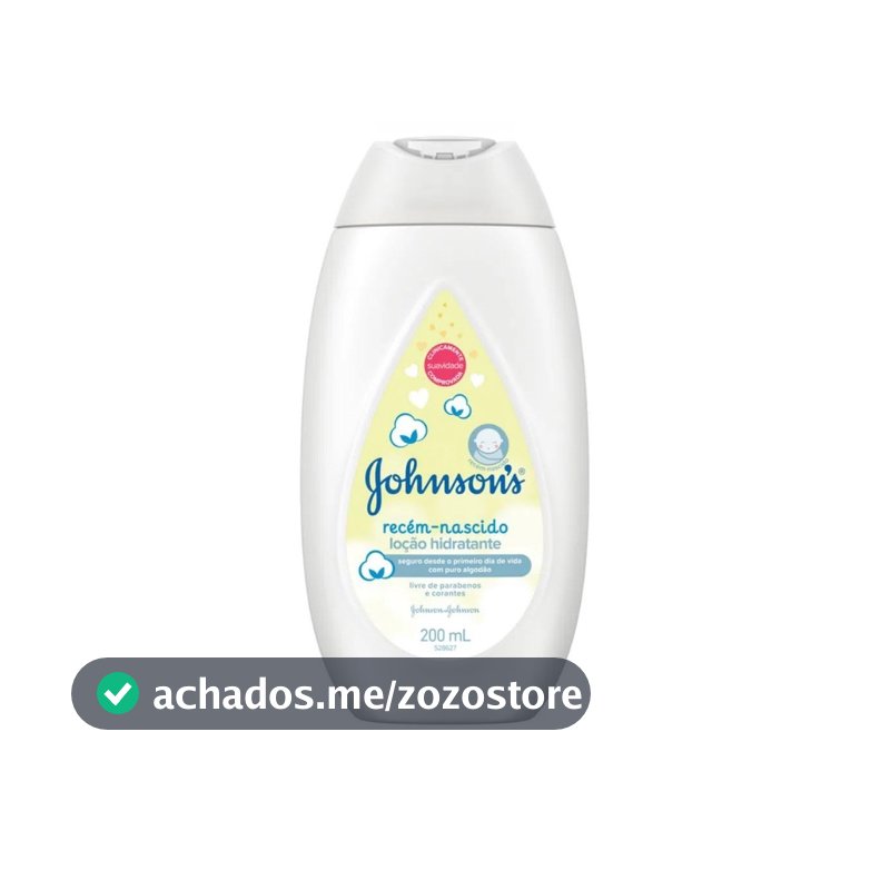 Loção Hidratante Infantil Johnson's Recém Nascido Uso Diário 200ml