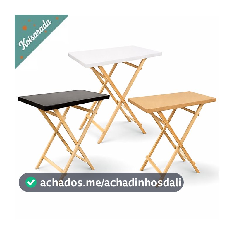 Mesa Cavalete Pintada Pinus Desmontável aparador Pegue e Monte Decoração Aniversário Kit Mini Festa Cenario