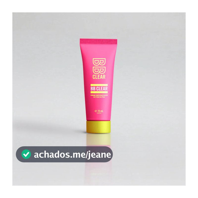 BB Clear Clareador Facial e Corporal 50g Manchas Escuras Uniformizador de Tom Hidratante Beleza Brasileira