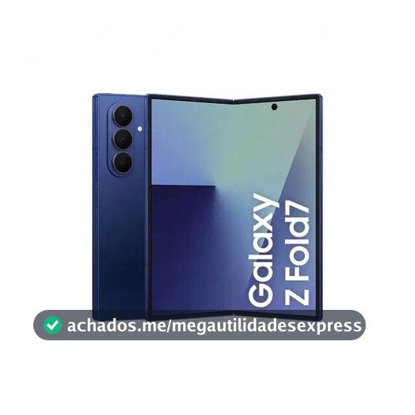 Smartphone Samsung Galaxy Z Fold7 512GB 5G - Azul, Tela dobrável de 8" e 12GB de RAM
