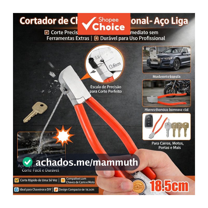Cortador De Chave Profissional De Liga De Aço De Uma Peça , Alicate De Corte De Ferramenta Manual Para Duplicação Automo