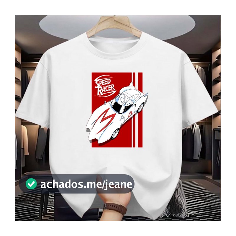 Camiseta Speed Race Carro Camisa Fio 30.1 100% Algodão Masculina Feminina