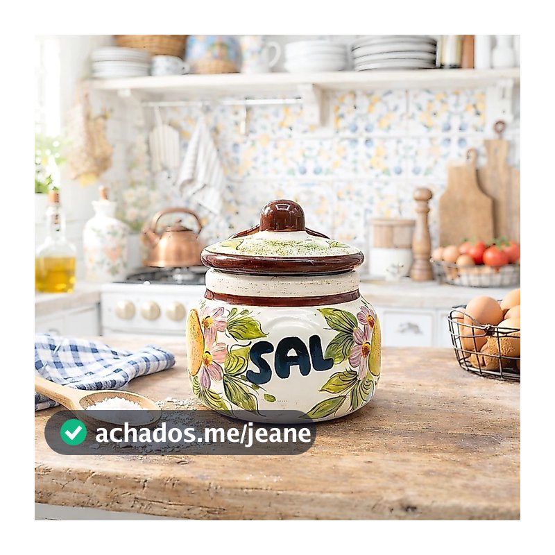 Saleiro Em Cerâmica Artística