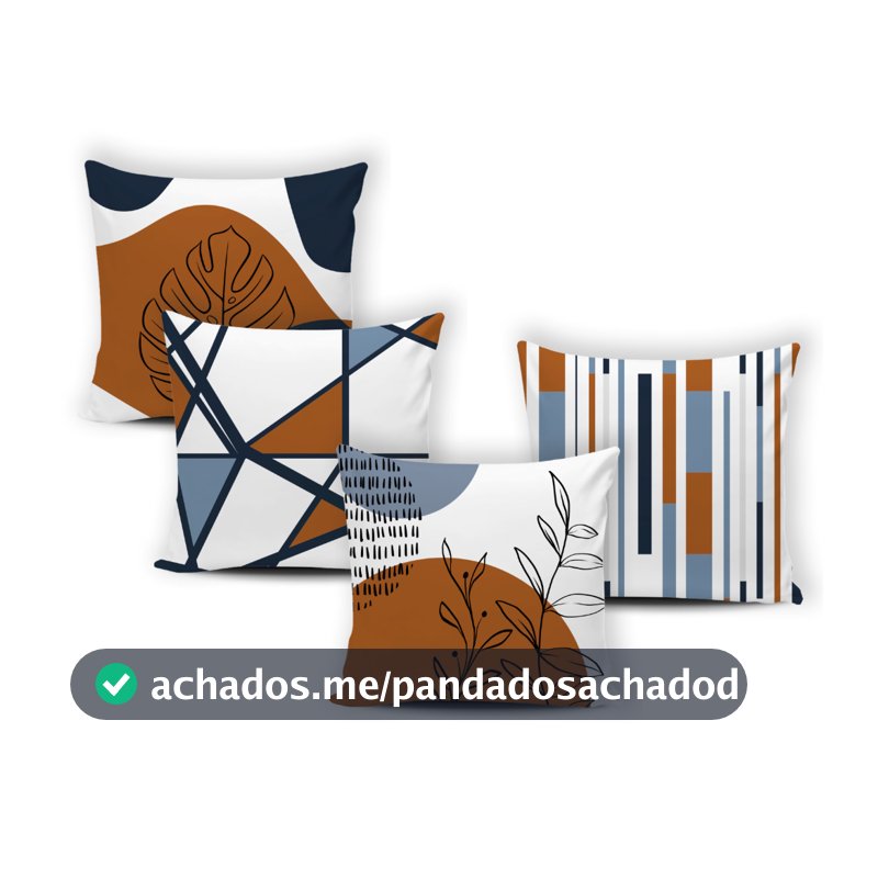 Kit 04 Capas de Almofada Decorativas Modern Pictury - 078