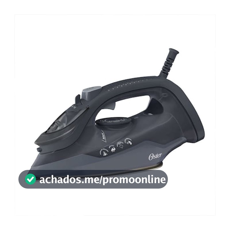 Ferro de Passar a Vapor Oster AeroCeramic 250ml Vapor Vertical Base AeroCeramic Spray