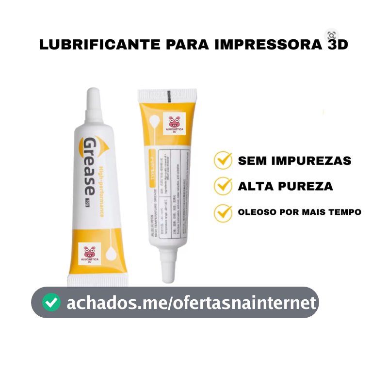 Graxa Lubrificante Para Impressora 3D Bambu Lab  10gr