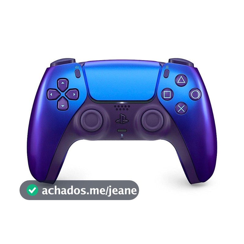 Controle Sony DualSense PS5, Sem Fio, Chroma Indigo