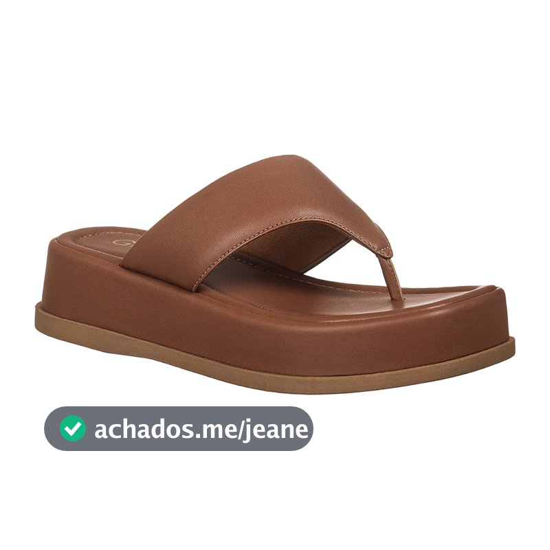 Chinelo De Dedo Plataforma Papete Flatform Puffer Moda