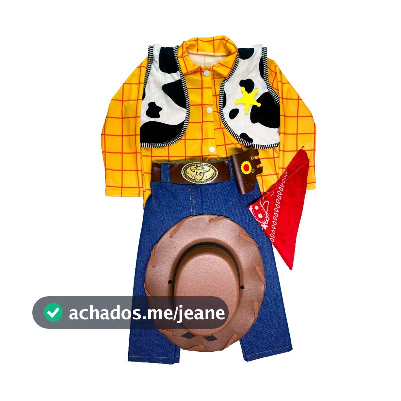 Fantasia Completa Woody Toy Story Infantil
