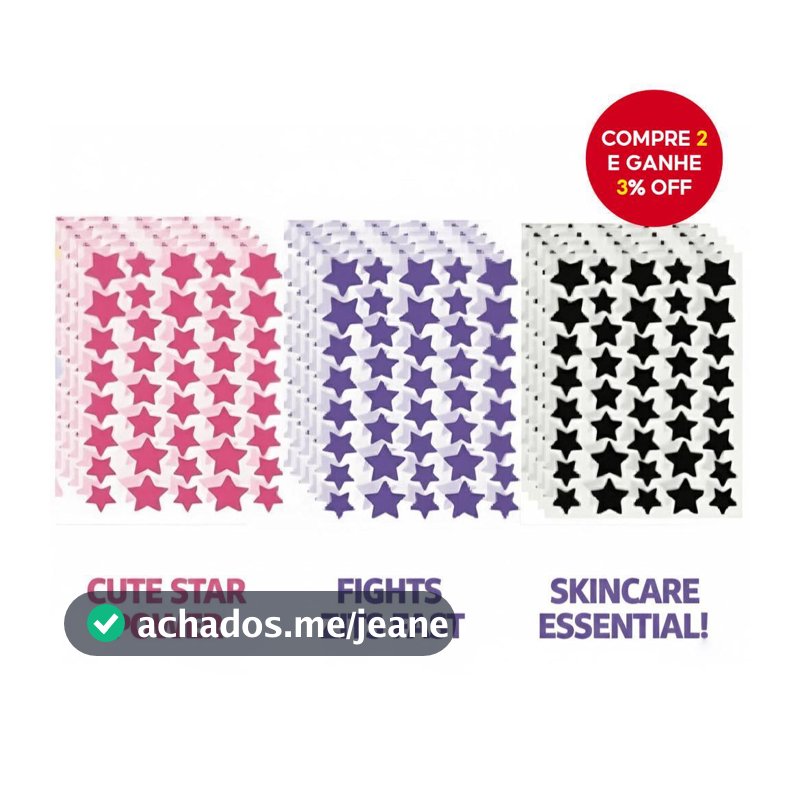Adesivos hidrocolóides anti-acne para espinhas; cuidado inverno; presente ideal Natal/Ano Novo