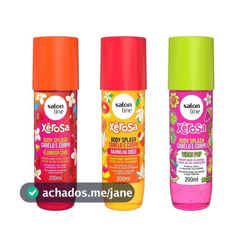 Kit Xerosa com 3 Body Splash 200ml
