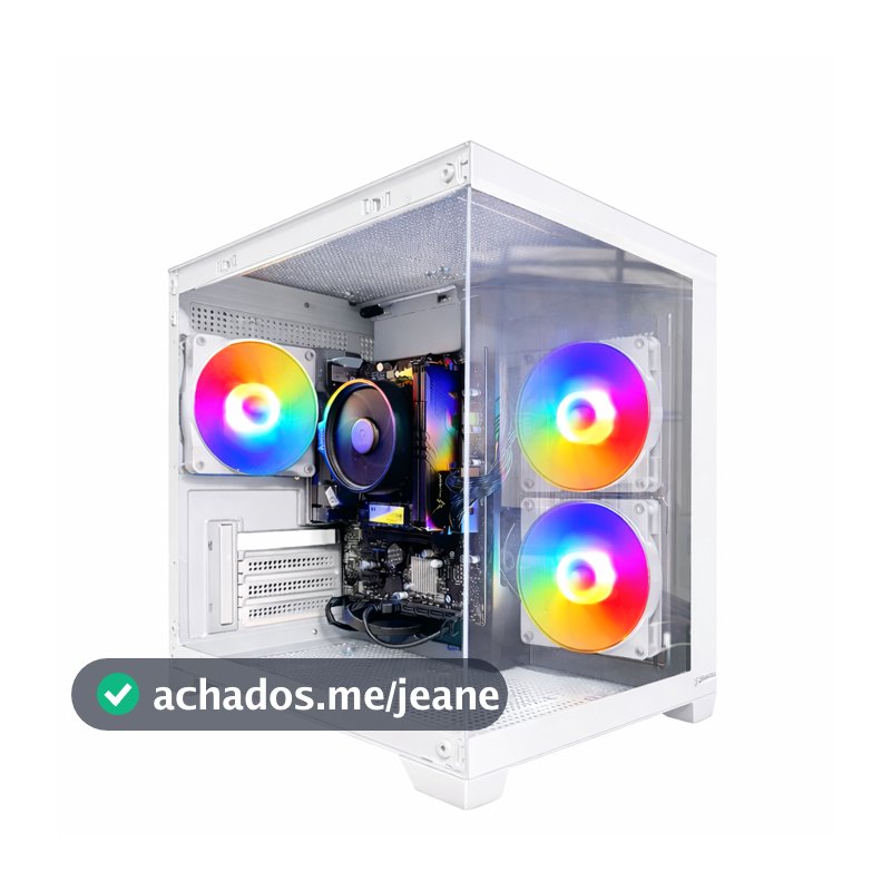 PC Gamer Meliodas AMD Ryzen 7 5700G, 16GB DDR4, SSD NVMe 500GB, Fonte 600W, Gabinete RGB 3 Fans
