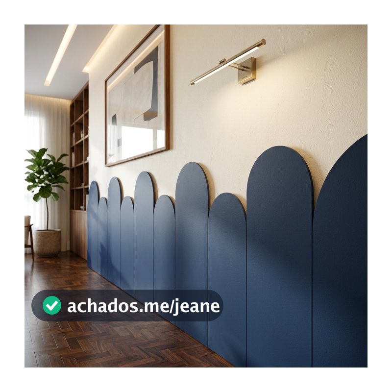 Painel Nuvem Ripado MDF Cru 3 Metros Parede Cabeceira Quarto Infantil Sala Decoração Ondulada Kit 8 Placas