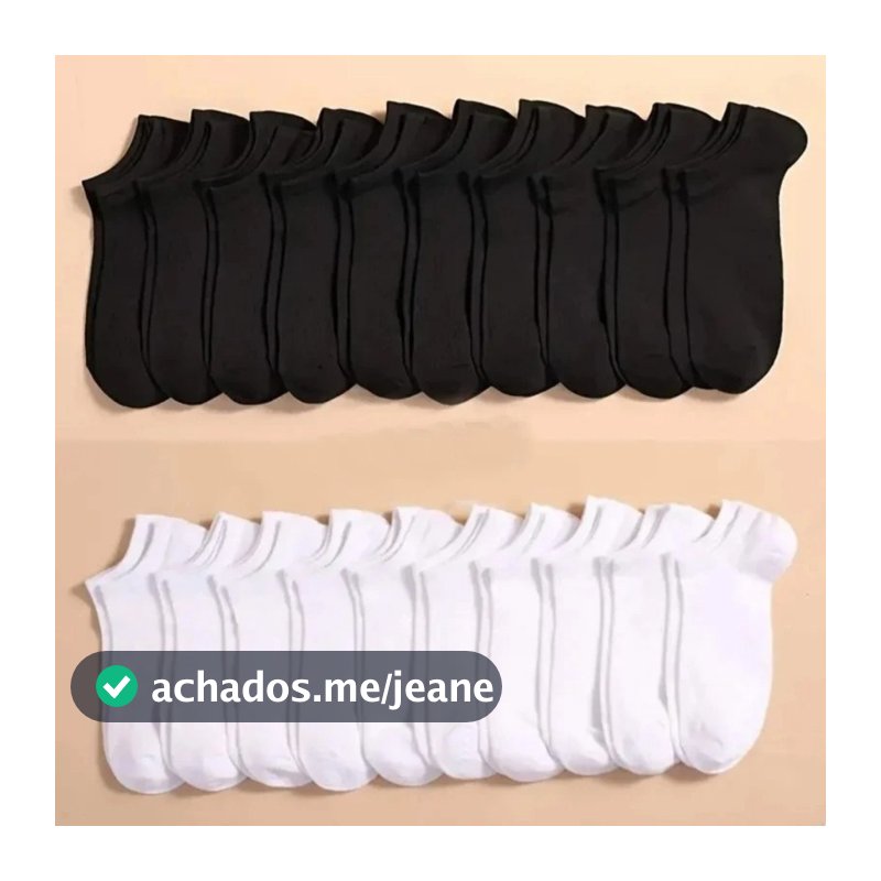 Kit 3/6/12/18 Pares de Meias Soquete Cano Curto Masculina Feminina Unissex varejo
