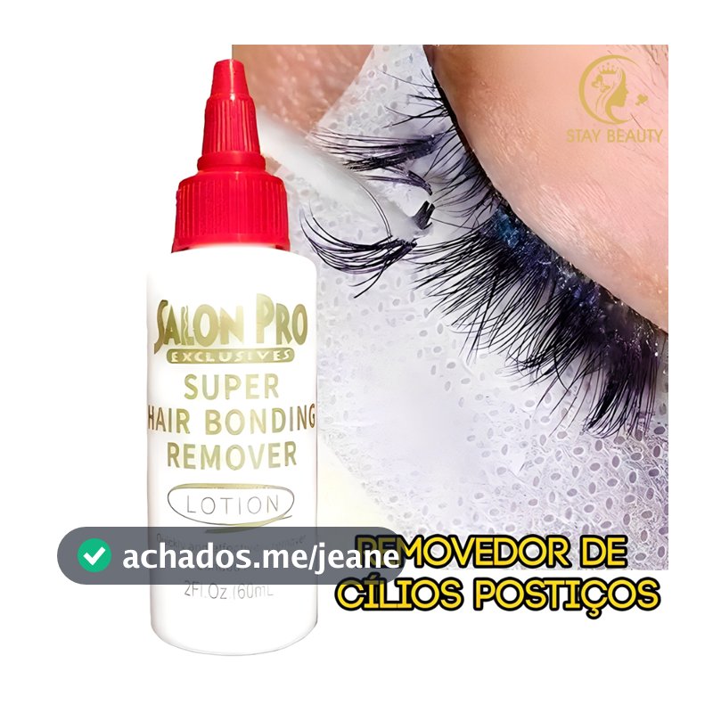 Removedor Salon Pro 60ml Profissional Para Cílios e Extensão