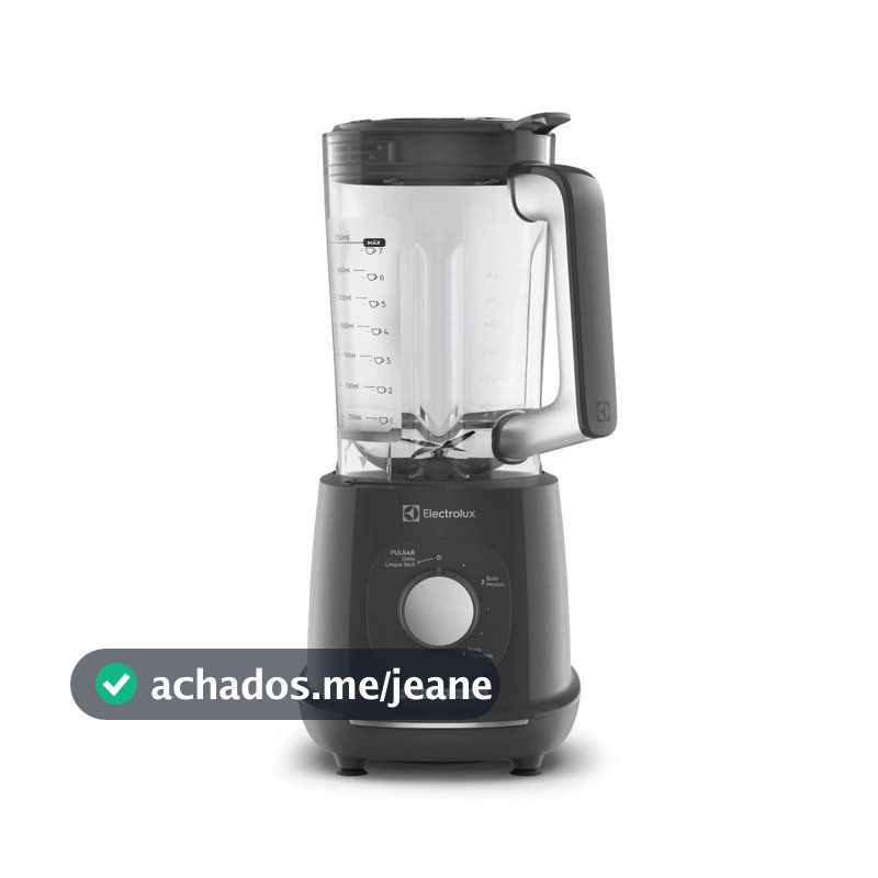 Liquidificador Electrolux 1000W 2.7L Efficient TriForce 5 Velocidades Cinza (EBL1000)