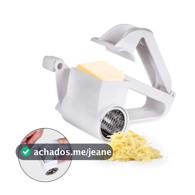 Ralador Manual com Manivela para Queijo e Alimentos MO-AK-42