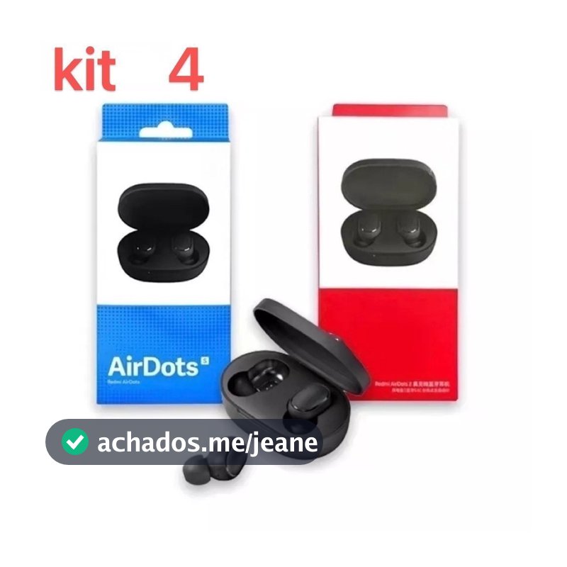 kit 4  A6S TWS Fone De Ouvido Sem Fio Bluetooth 5.0 Estéreo Macaron Mini Fones Para  Smartphones JIMMY