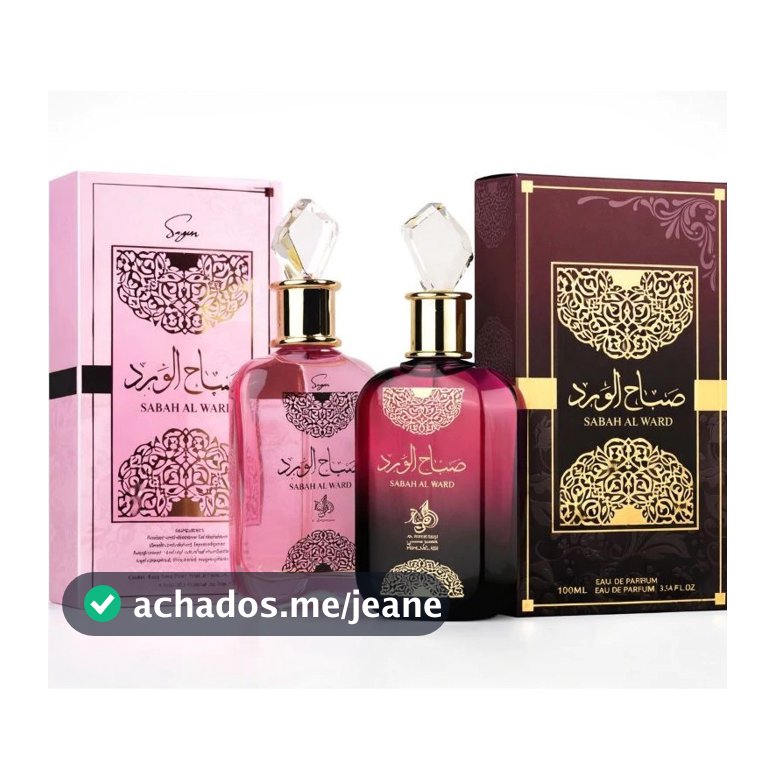 Perfume Árabe Sabah Al Ward Al Wataniah ou Sugar  Importado 100ml Feminino Original