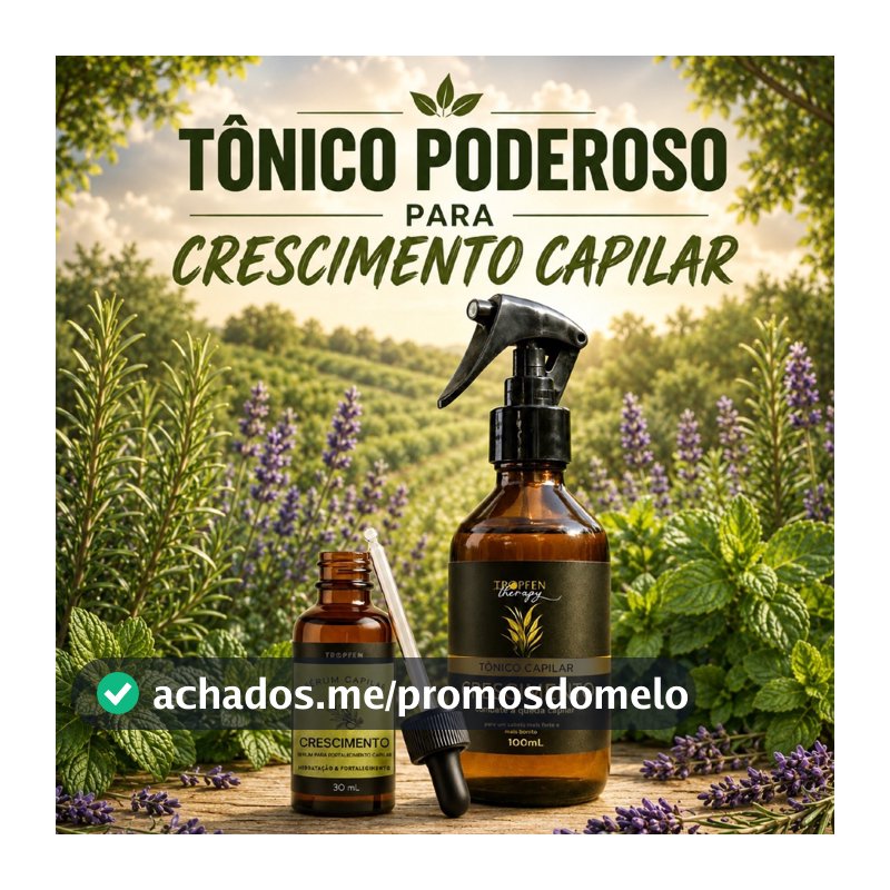 Kit Terapia Capilar Óleo de Alecrim + Tônico Poderoso de Crescimento 100 mL