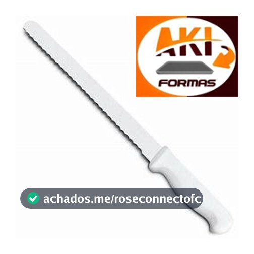 FACA SERRA 35 CM DE INOX ESPESSURA 1,0 MM COM NOTA FISCAL