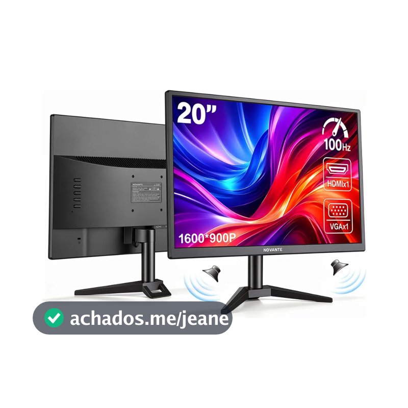 Monitor Gamer NOVANTE 20'' 100hz Com 1ms e Alto-falante Integrado Hdmi Preto
