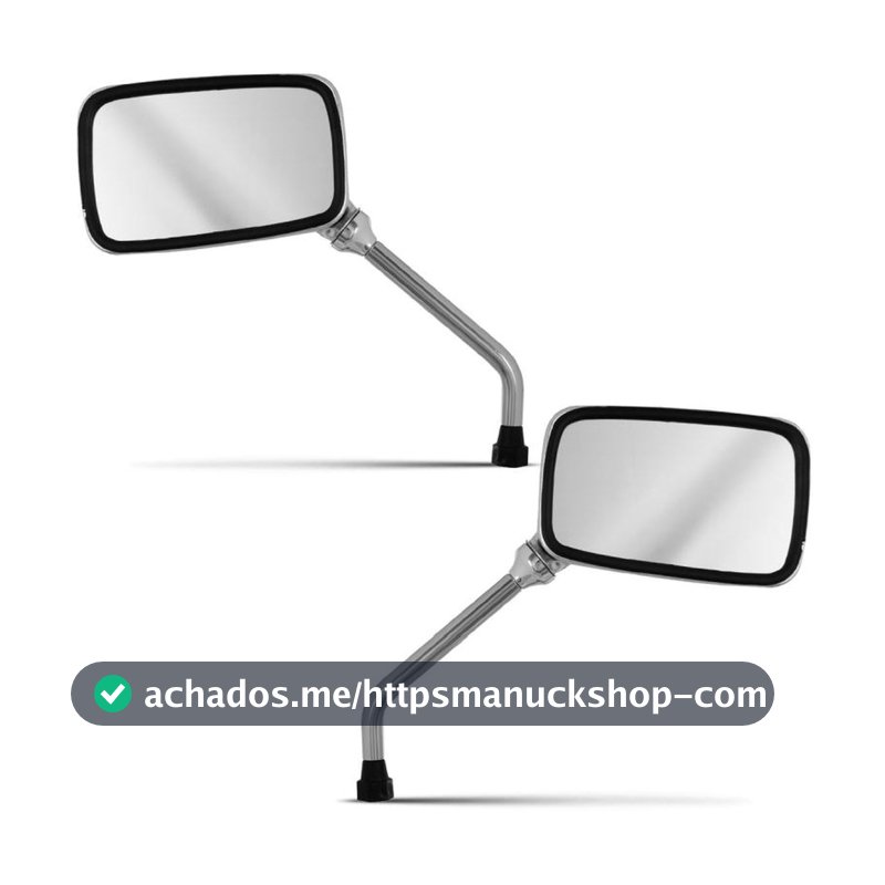 Par Espelho Retrovisor de Moto Modelo Original Pro Tork CBX 200 Compatível Com Todas As Motos Honda