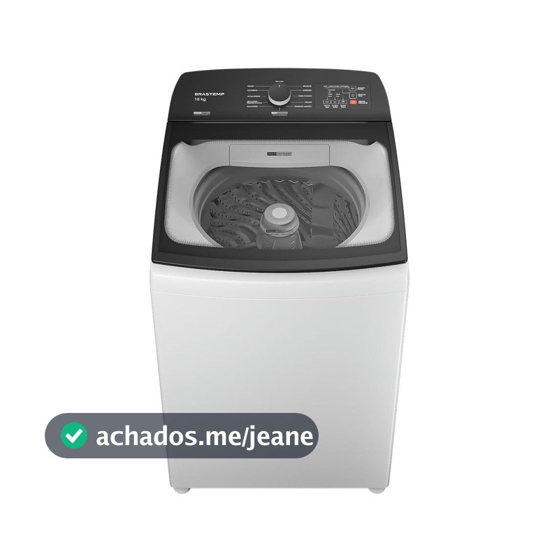 Máquina de Lavar Brastemp 16Kg com Ciclo Tira Manchas Advanced e Smart Sensor Branca BWF16AB