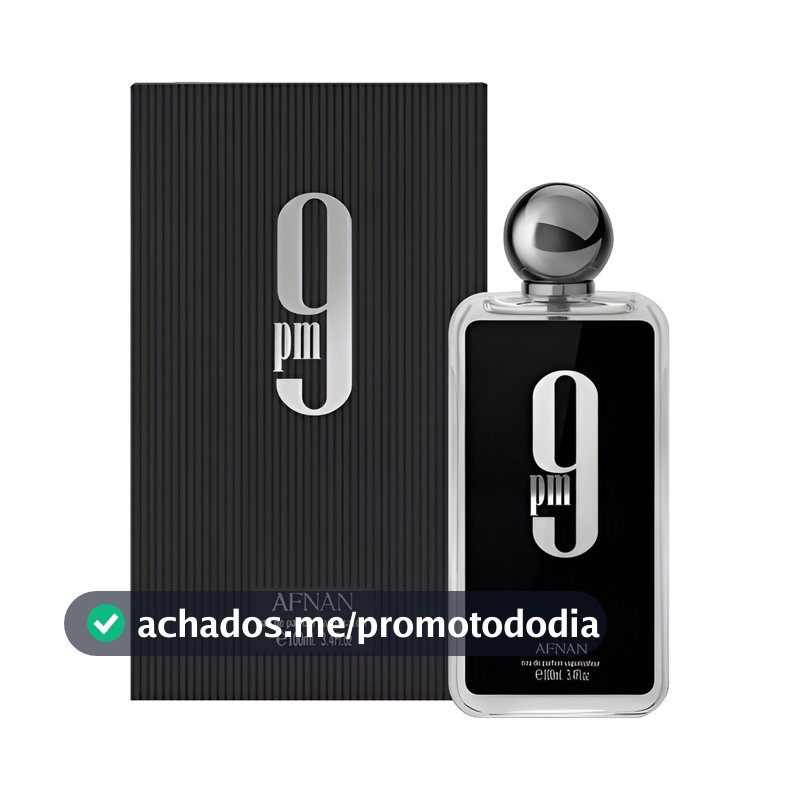Perfume EDP Afnan 9pm Masculino 100ml Árabe Exclusivo