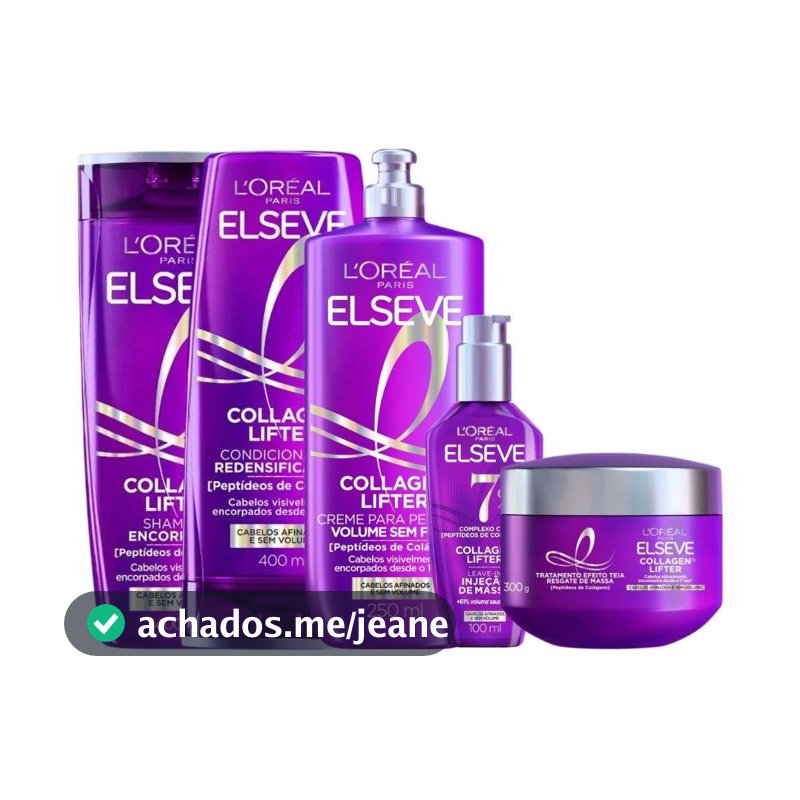 Kit Elseve Collagen Lifter Completo 5 Unidades 400ml