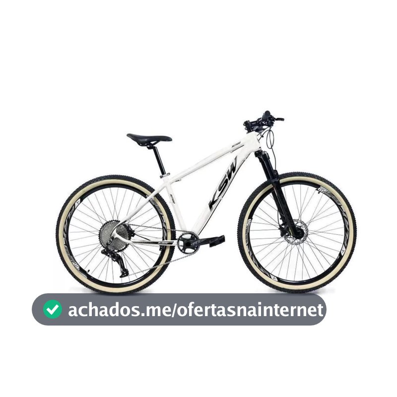 Bicicleta Aro 29 Ksw 9v Freio Hidráulico Trava E K7 11/40