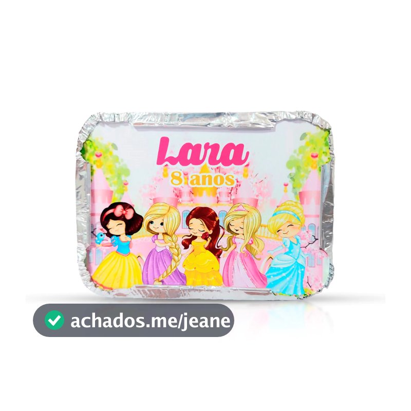 Marmitinha Lembrancinha de Alumínio Personalizada para Festa Qualquer Tema
