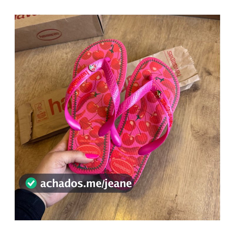 Havaianas Top Fresh Mood FC + Pin Cereja