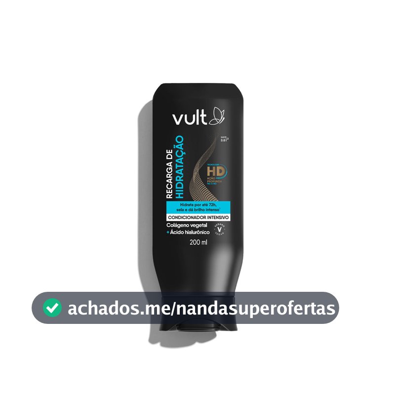 Vult Cabelos Recarga de Hidratação - Condicionador Intensivo 200ml