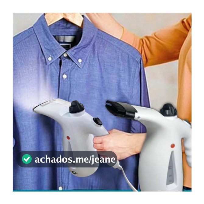 Passadeira À Vapor De Roupas Vaporizador Compacto Voltagem 110V 300ml Elimina Ácaros Odores De Roupa